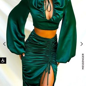 Skirt and top set from House of CB! Size L!